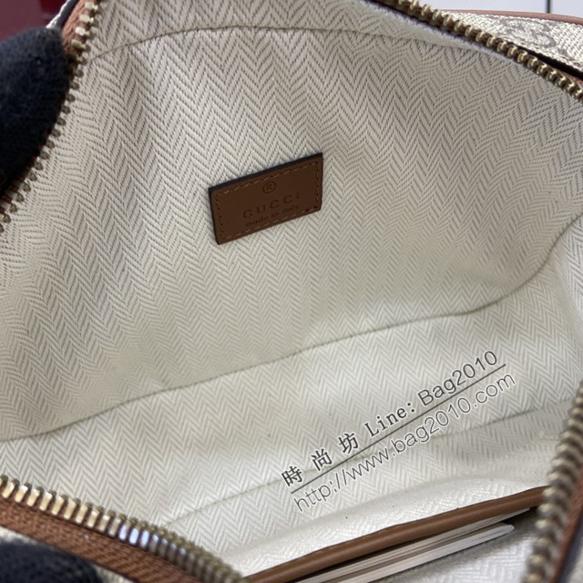 Gucci專櫃古馳最新款Emblem男士旅行系列斜挎包肩背包 jh2583型號：821216